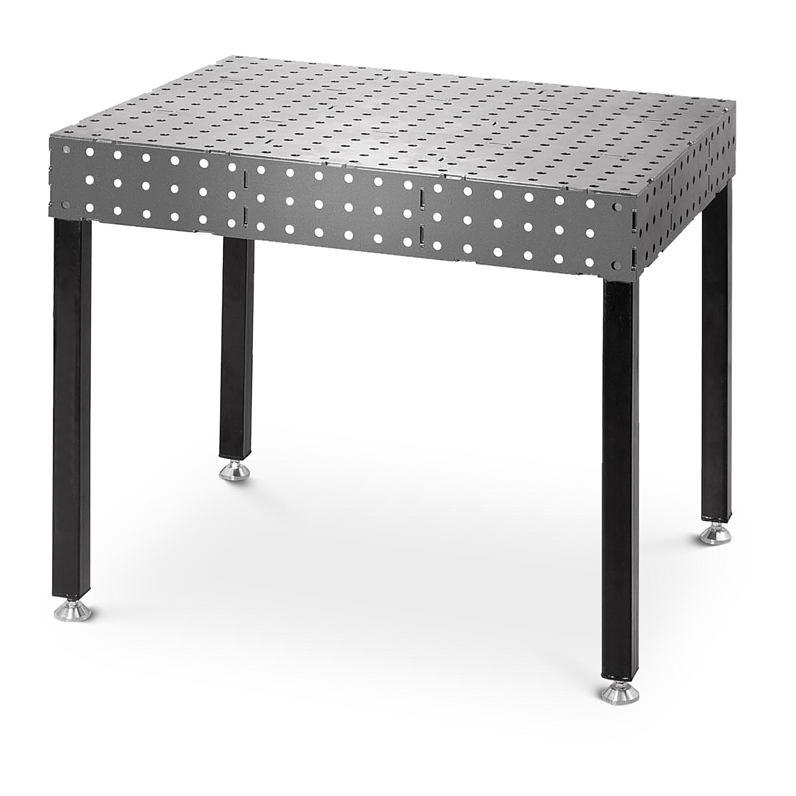 Svetsbord med stor bordskant - 1000 kg - 120 x 80 cm